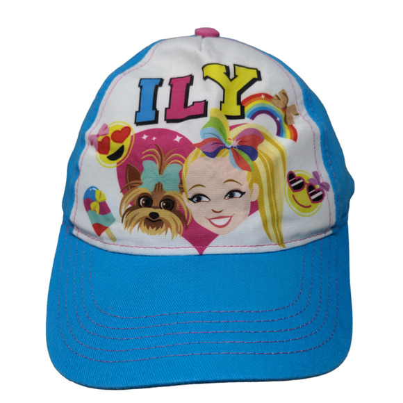 Nickelodeon Girl's JoJo Siwa Strapback Hat Multicolor OSFM Graphic Logo Dog 2020 - Picture 1 of 8